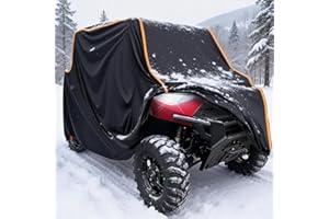 StarknightMT UTV Cover 4 Seater, Waterproof Cover Compatible with Polaris Ranger Crew 1000 900 570 800 General RZR Talon Teryx 4-Door with Reflective Strips Heavy-Duty 420D UTV Full Weather Cover