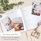 Bibi & Beau Baby Memory Book 136 Pages Birth to 5 Years Gold Foil Cover view 7