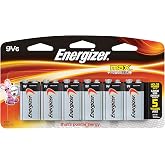 Energizer 9V Alkaline Batteries, 6 Count