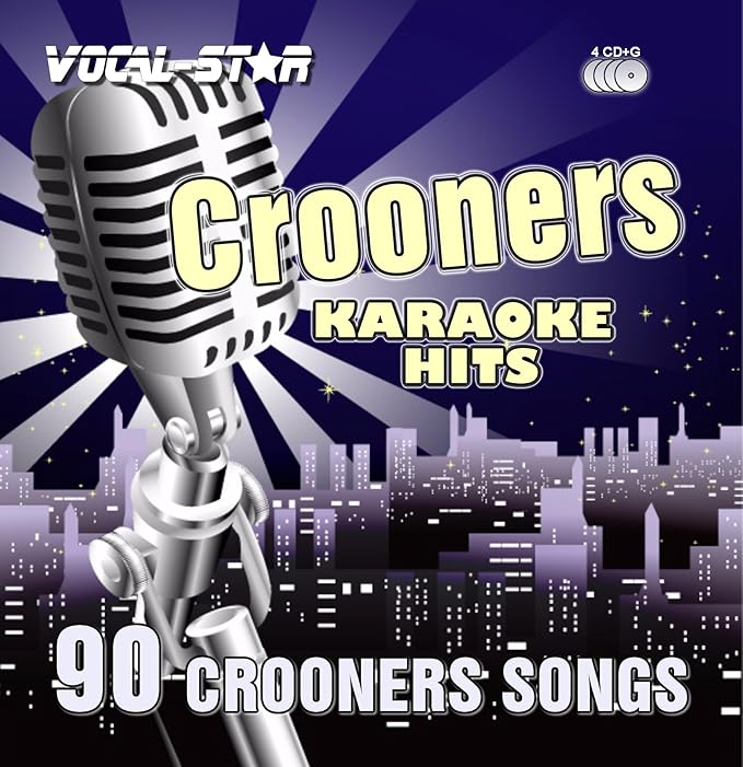 VocalStar Karaoke Crooners / Swing Hits CDG CD+G Disc Set 90 Songs
