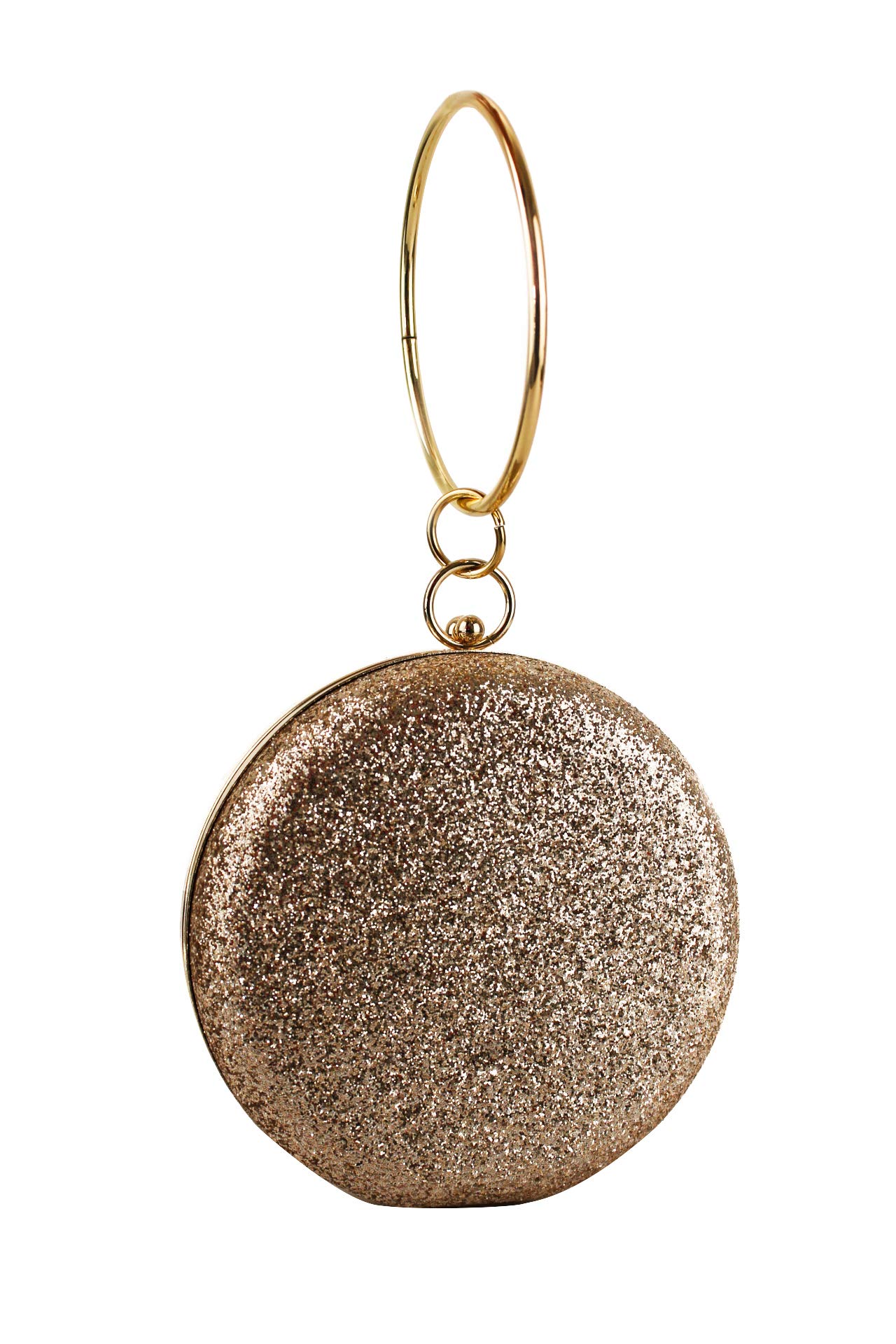 Redfox Women's Sparkling Gold Evening Clutch Bag/Wedding Shiny Diamante Crystals Rhinestones Different Shape And Size, 15.5cm x 15.5cm x 15.5cm, gold 27