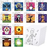 Anseal 12 Packs Pre Drawn Canvas to Paint, 4