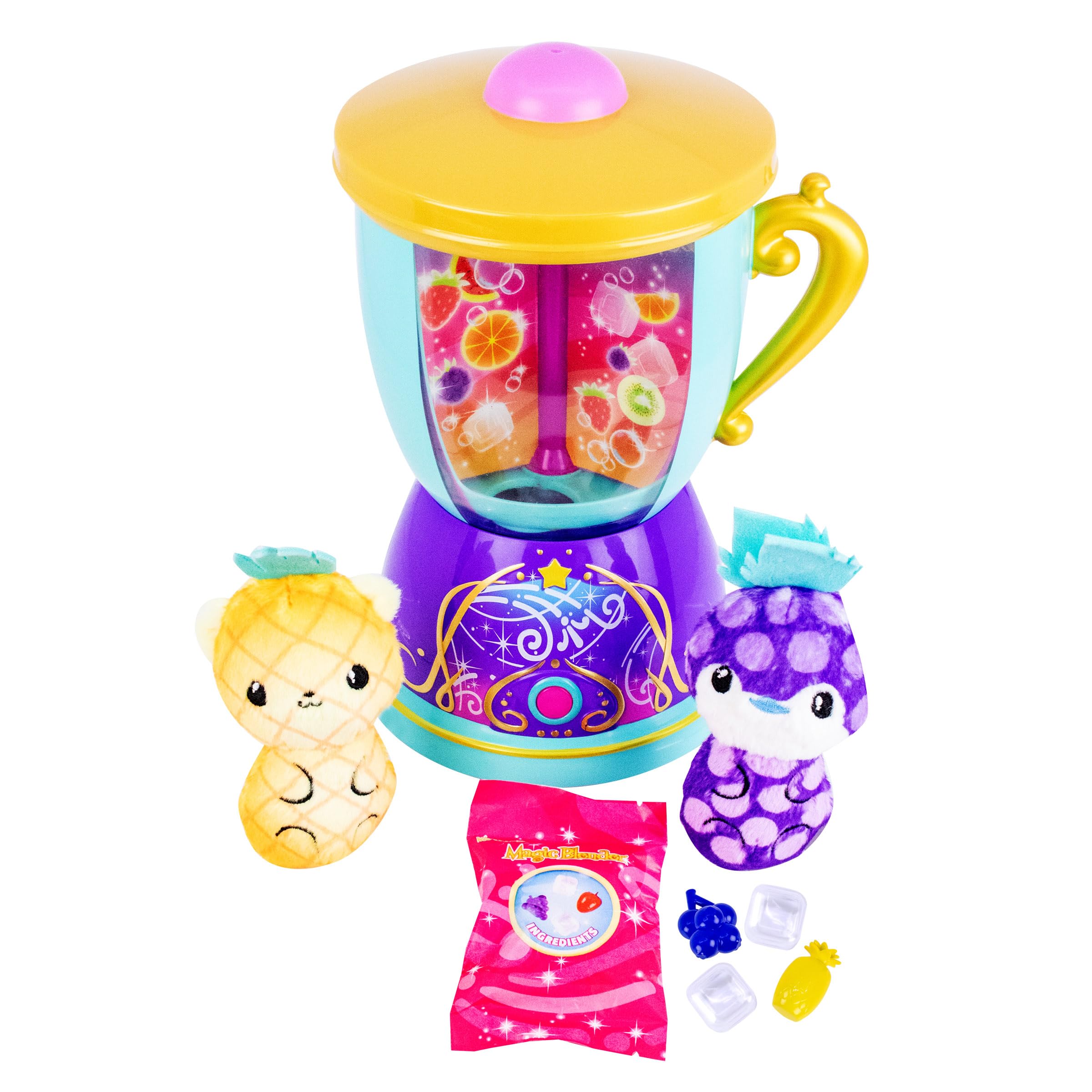 Photo 1 of Wiz-O-Magic Surprise Blender Toy with Lights & Sounds – Spin & Mix to Reveal 2 Plush Pets – Interactive Pretend Play Kitchen Toy – Collectible Surprise Gift for Kids Ages 4-8