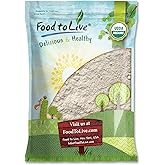 Food to Live Gluten Free Organic Amaranth Flour, 8 Pounds – Non-GMO Whole Grain Flour, Vegan Fine Meal, Bulk Powder. High in Fiber, Protein. Great for Cooking, Baking, and as Thickener
