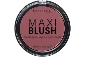 Rimmel London Maxi - 005 Rendez-Vous - Blush Powder, Lightweight, Highly Pigmented, Blendable, 0.31oz