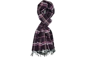 Plum Feathers Super Soft Luxurious Cashmere Feel unisex for Men and Women Winter Scarf