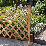 Tonchean 2Pack Expanding Trellis Fence Panels 80cm Height 34-160cm Length view 6