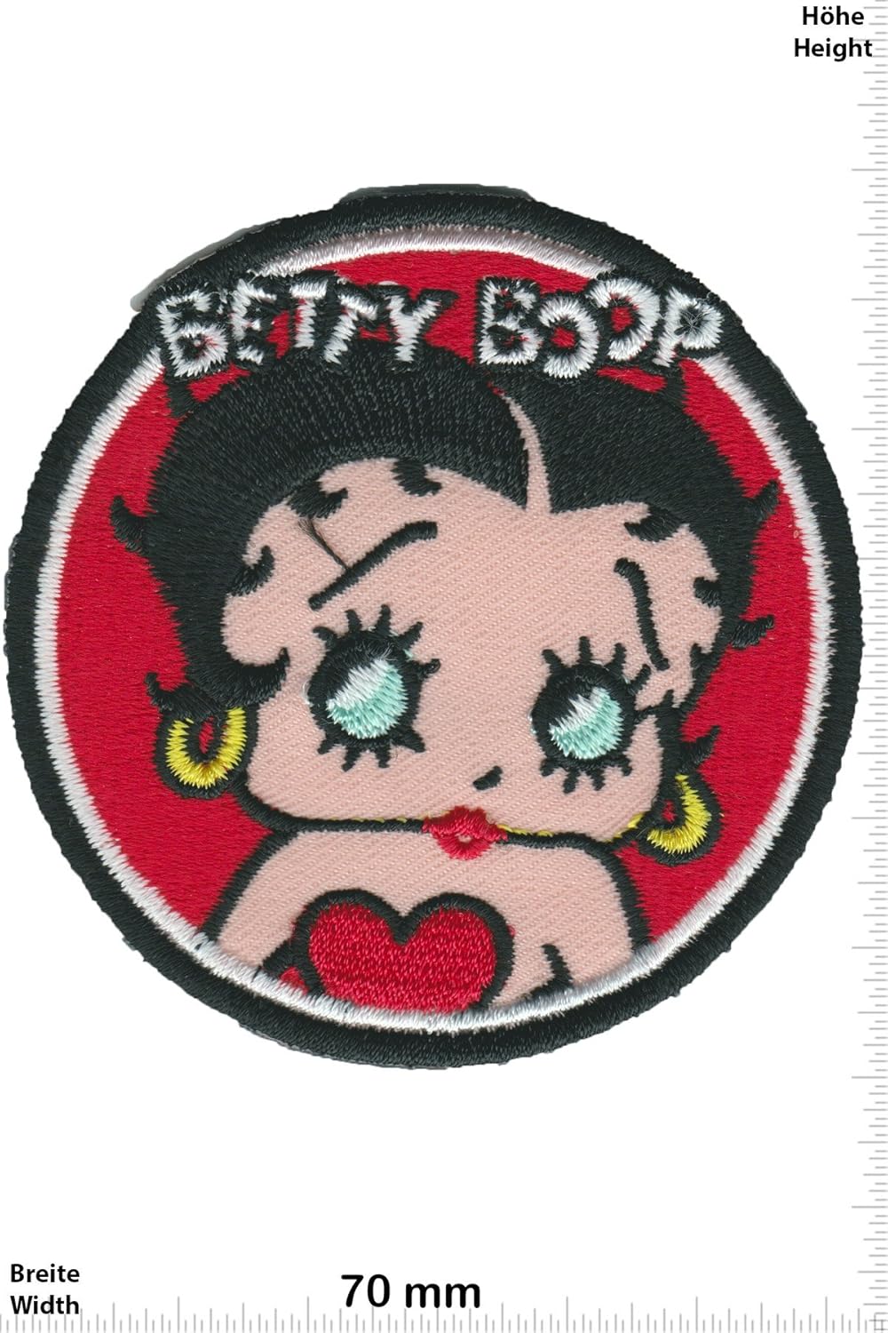Cartoon Iron On Patch Round Patches Vest Applique Embroidery Ecusson Brode Costume Cadeau Give Away Patch Betty Boop Comic Movie Game Patch Loisirs Creatifs Bordures Et Ornements Voxloud Com