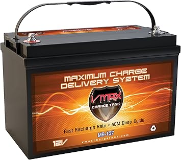VMAX MR137-120 AGM Sealed Marine AGM Battery