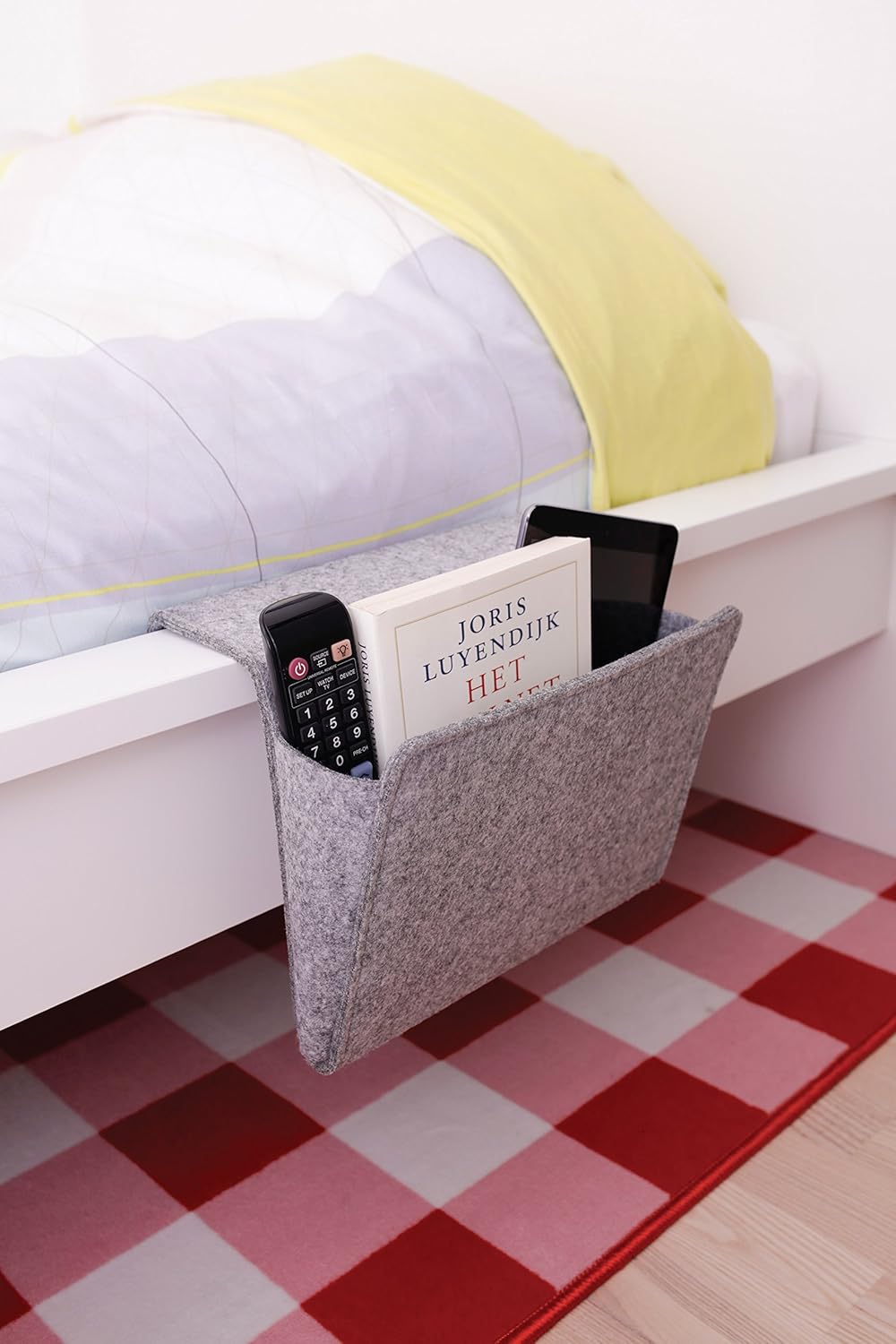 Amazon Com Kikkerland Bedside Caddy Kitchen Dining