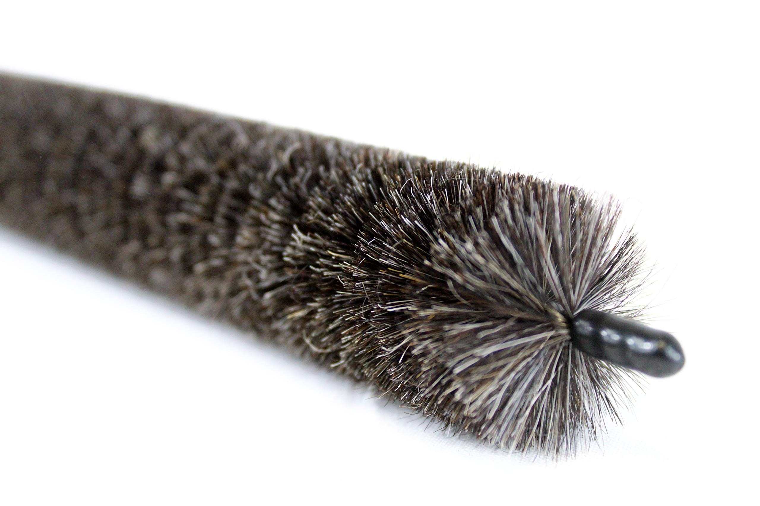 Pullach Hof Radiator Cleaning Brush with Goat Hair and Plastic Coated Stainless Steel Wire Length: 115 cm