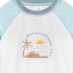 Gerber Baby Boy's Standard Rashguard Set, Surf