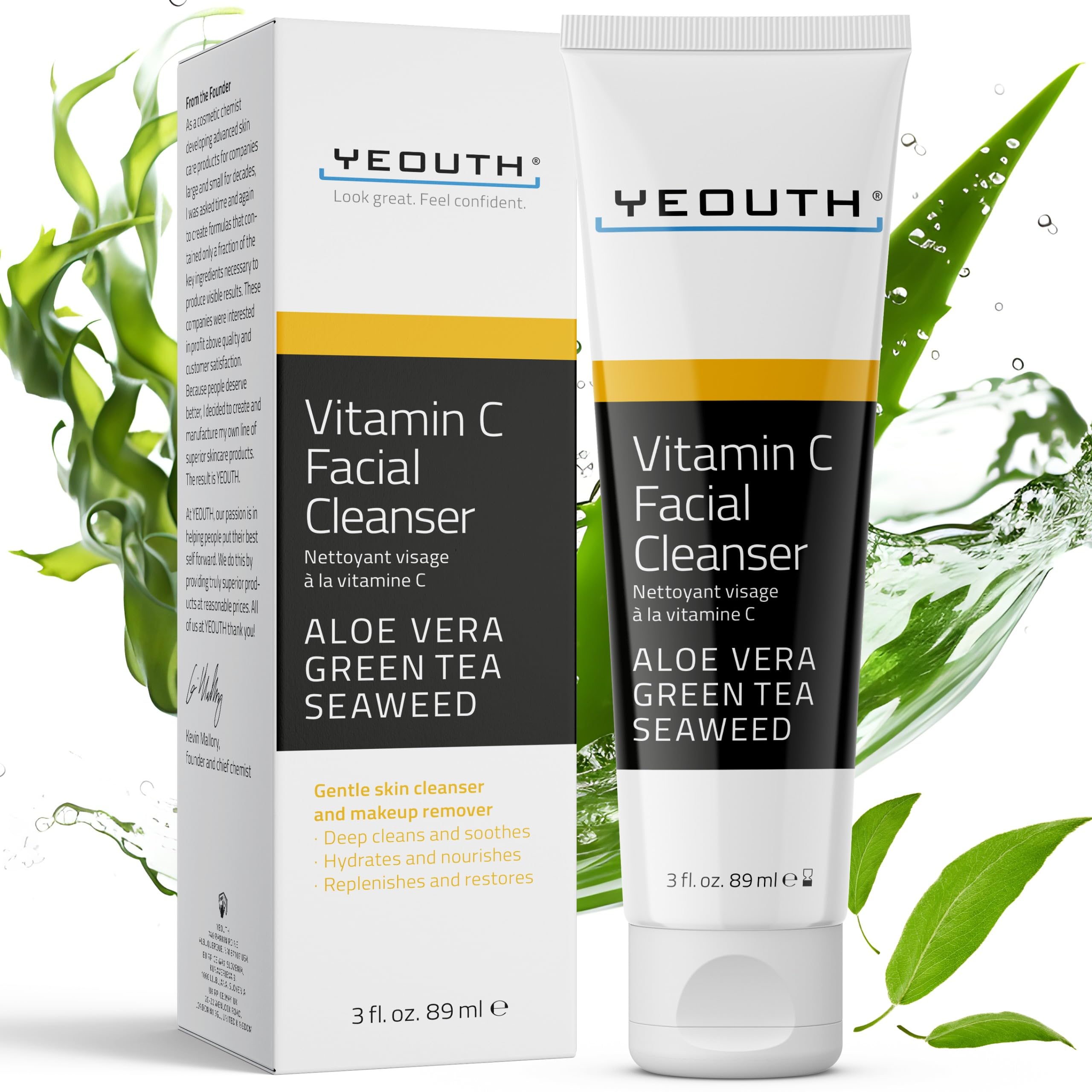 YEOUTH Vitamin C Cleanser for Face Wash 89ml