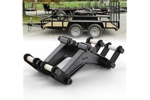 CHOWZZ Trailer Axle Shackle Kit,Complete Trailer Axles 3500lb Kit for Double Eye Springs,Trailer Suspension Parts,Tandem Trailer Equalizer Hanger Kit for Boat Trailer/Torsion Axle (3500-5200 Axles)