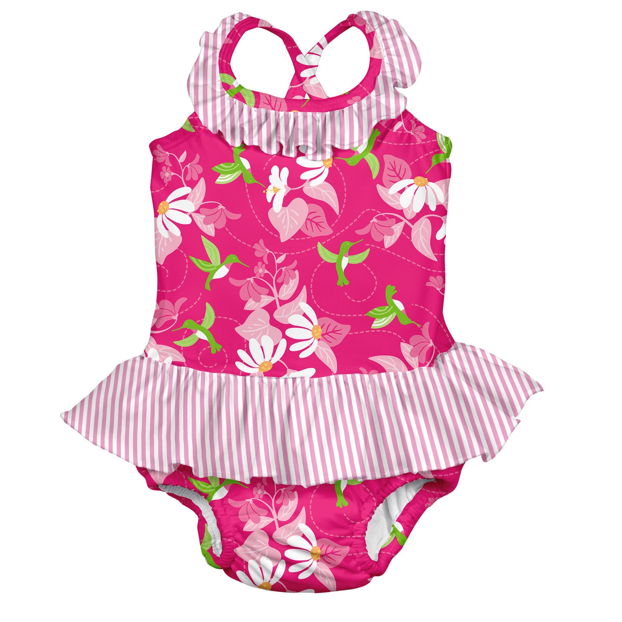 baby girl swimsuit with built in diaper