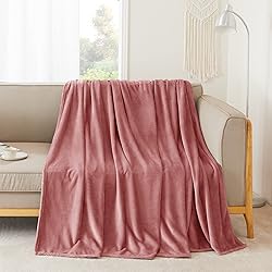 NICETOWN Fleece Throw Blanket for Couch, Fuzzy Cozy