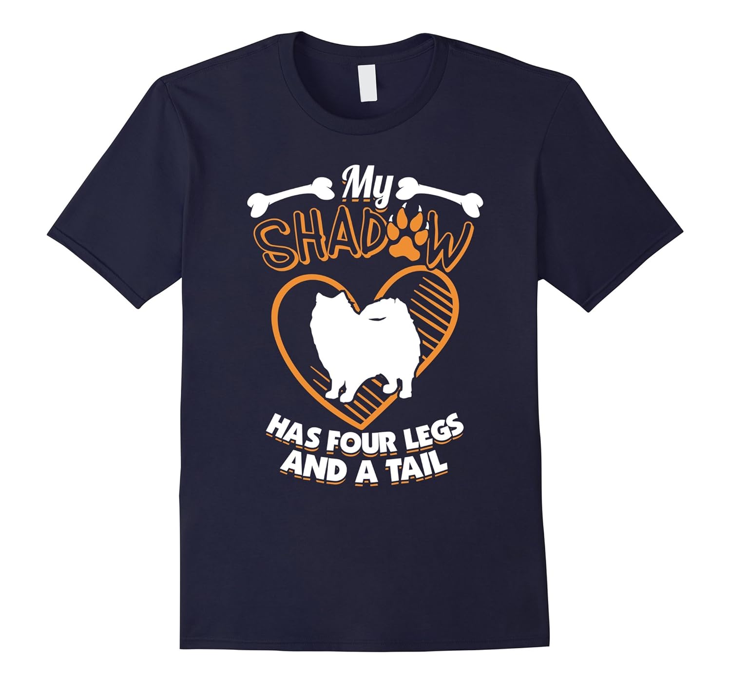 My American Eskimo Dog My Shadow T-Shirt-ANZ