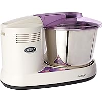 Ultra Perfect+ Table Top 2 Liter Wet Grinder with Atta Kneader & Digital Timer, 110-volt, Purple