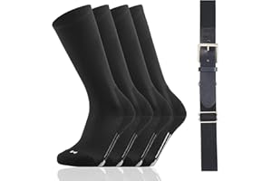 Youper Youth Baseball/Softball Belt & Socks Combo Set (2 Pairs of Socks & 1 Belt)