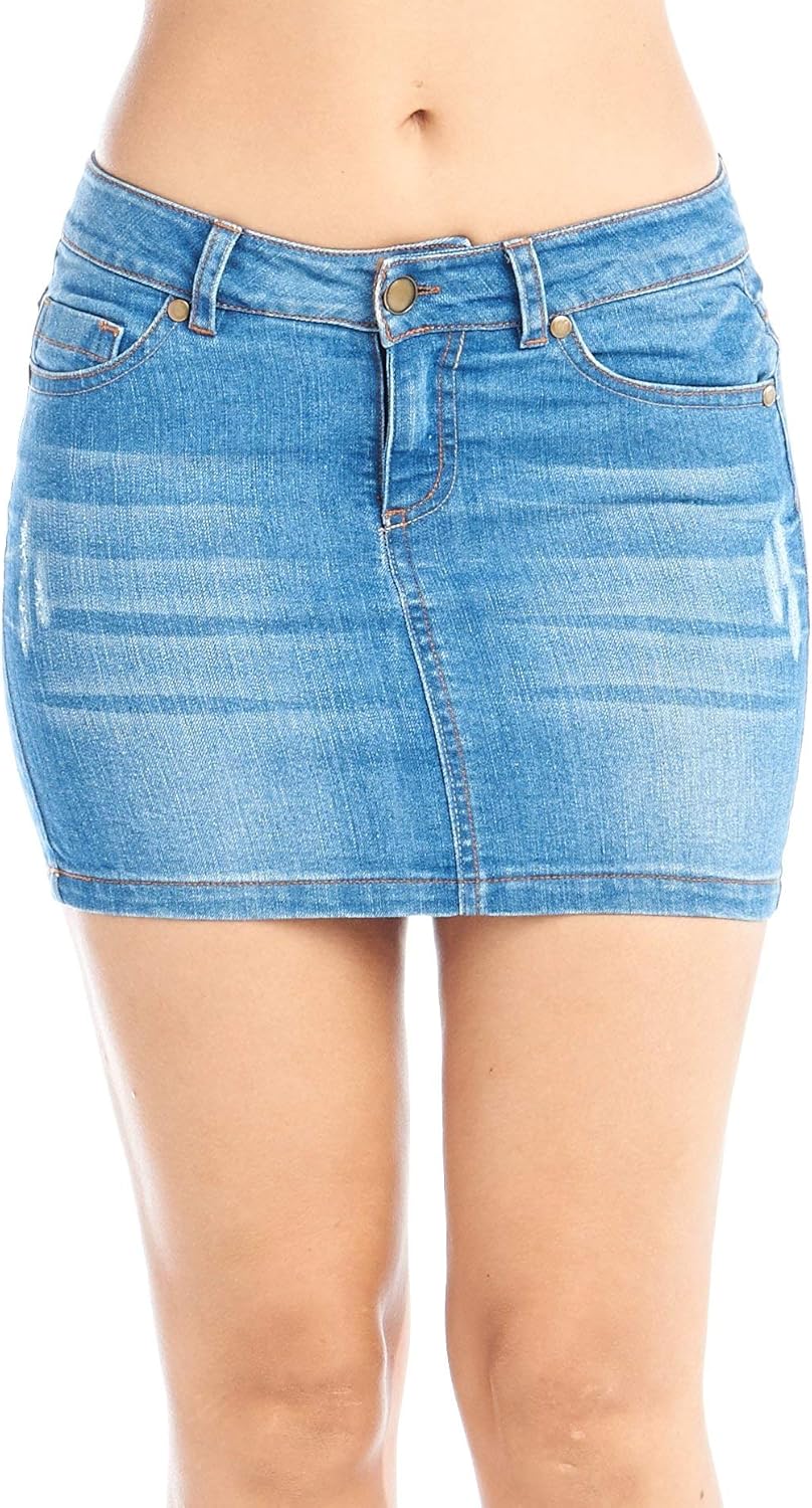 jean mini skirts for juniors