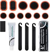 VeloChampion Bike Tyre Repair Kit with Patches 11, 3 Levers, Vulcanising view 1
