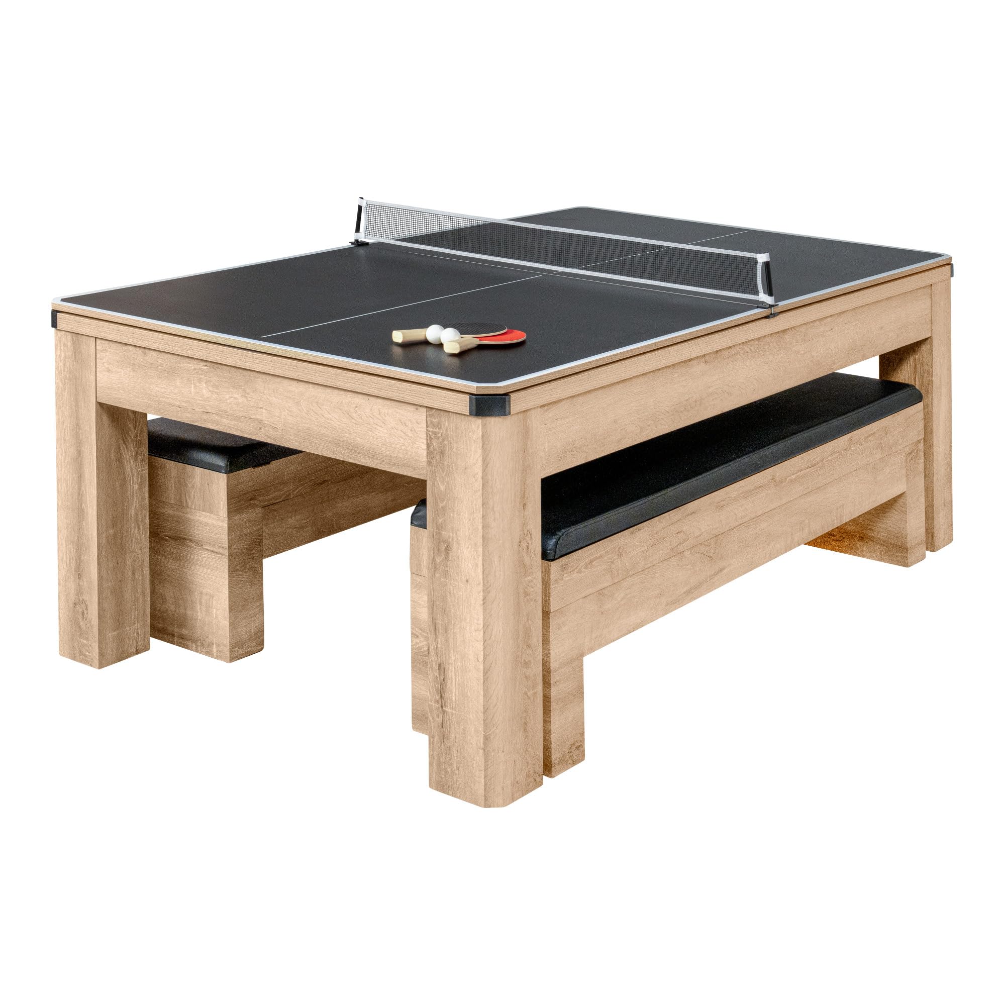 Atomic Hampton 3in1 Combo Table Billiards, Ping Pong, and Dining