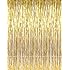 GOER 3.2 ft x 9.8 ft Metallic Tinsel Foil Fringe Curtains for Party Photo Backdrop Wedding Decor (Gold,1 pack)