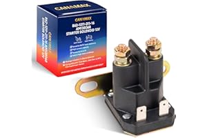 Canamax 862-1211-211-16 AM138068 Starter Solenoid Relay 12V - Compatible with Trombetta John Deere MTD Cub Cadet Lawn Tractor