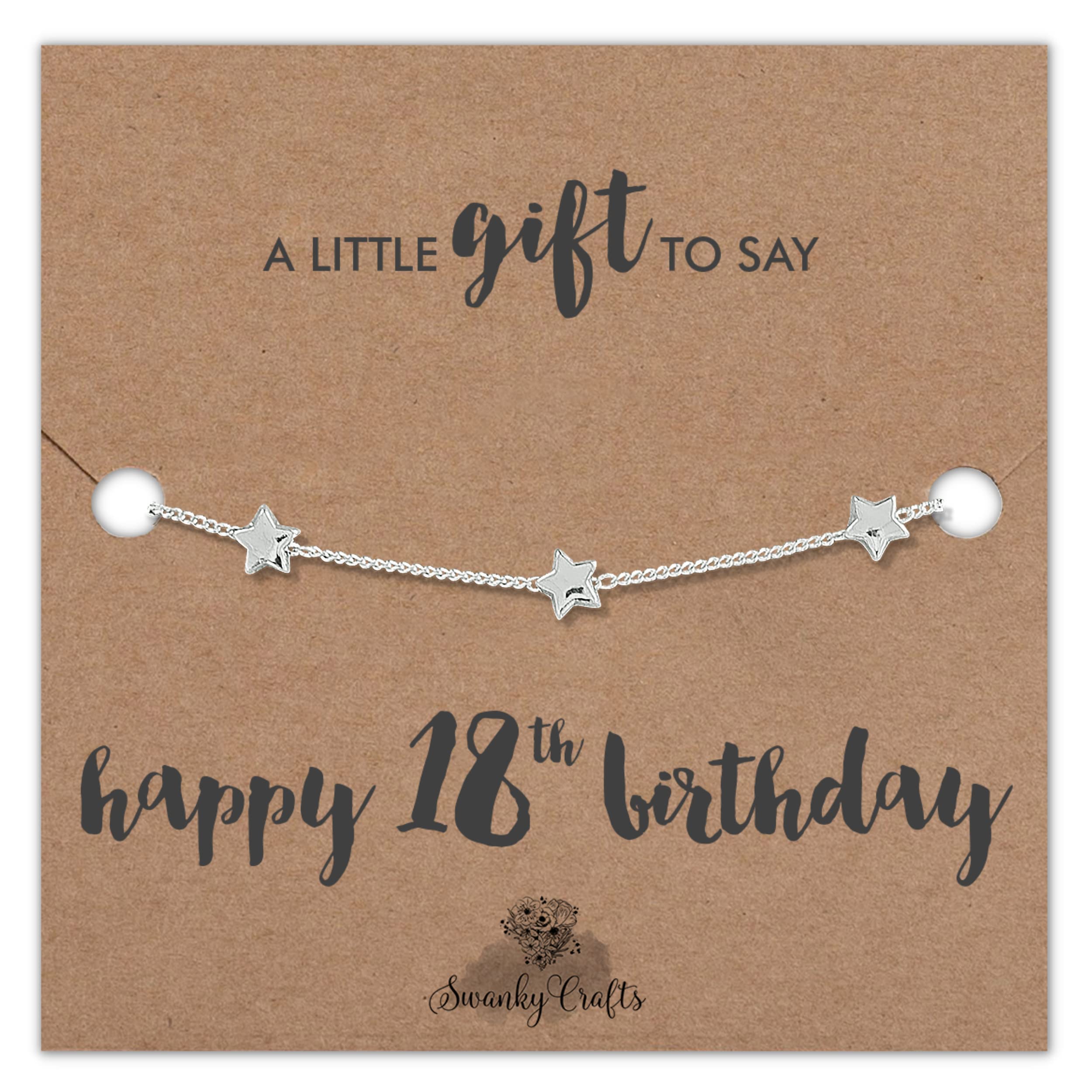 Swanky Crafts 18th Birthday Gifts for Girls Keepsake - Unusual 18th Birthday Gifts for Daughter, 18th Birthday Presents for Girls 18th Birthday Gifts, 18th Birthday Present Ideas