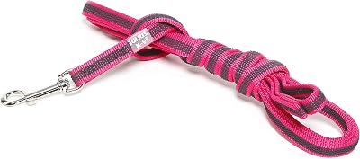 Julius-K9 Color & Gray Leash with Handle 14 mm x 3 m Pink-Gray
