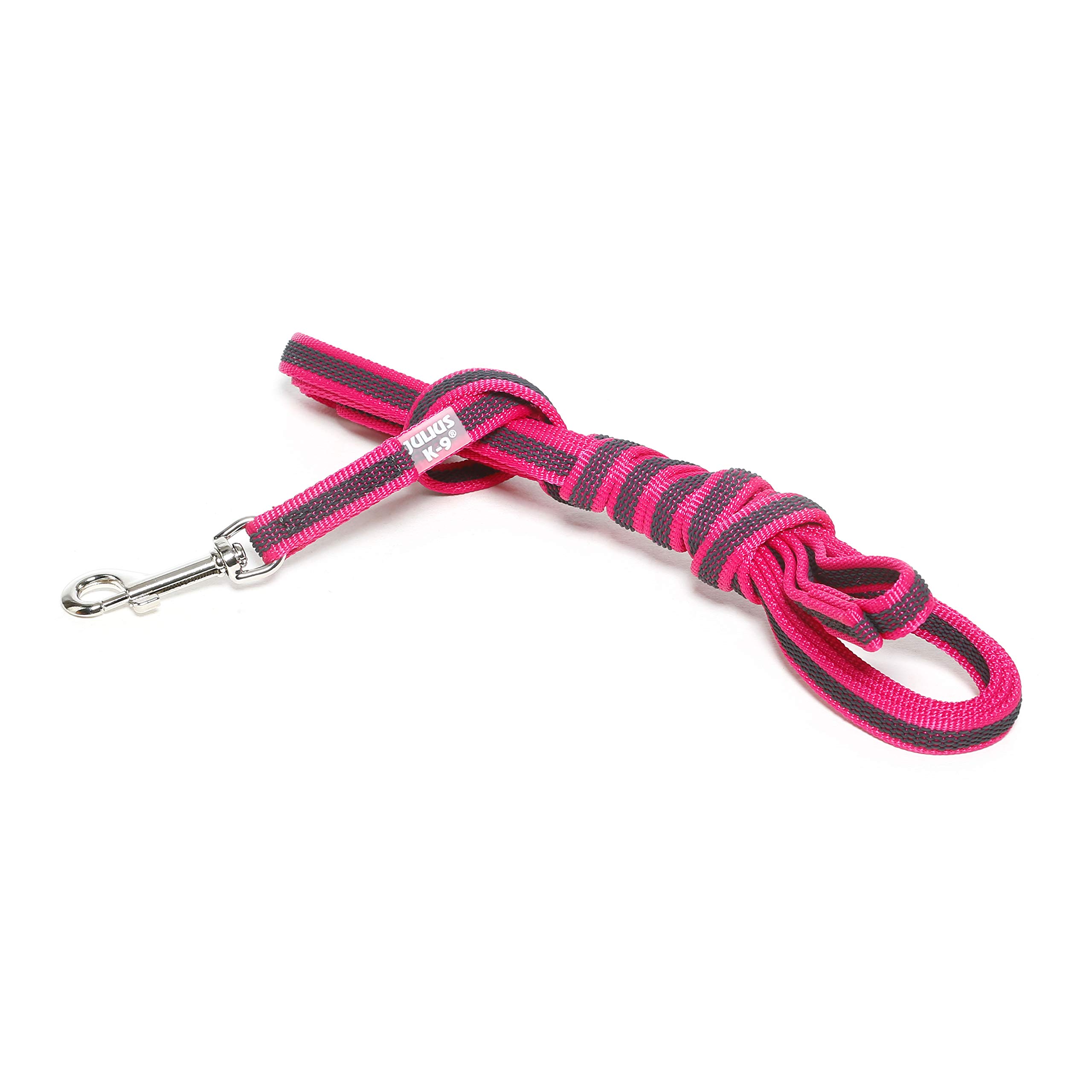 Color & Gray Super-Grip Leash with Handle, 14 mm x 3 m, Pink-Gray