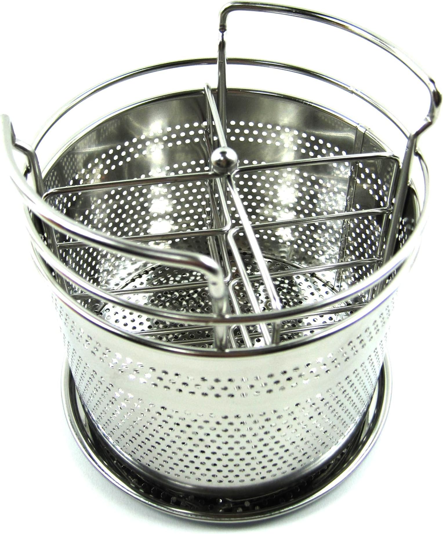 HANIL Circle Stainless Spoon Holder Cutlery Organizer Utensils Storage Silver