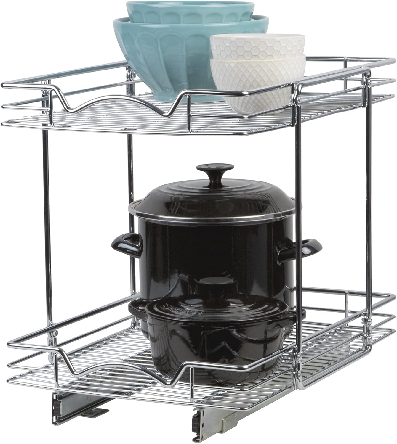 Amazon Com Richards Homewares Double Drawer Sliding Organizer