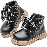 Mybozz Kids Boots Girls Boys Shoes Side Zipper Cute Ankle Boot(Toddler/Little Kid)