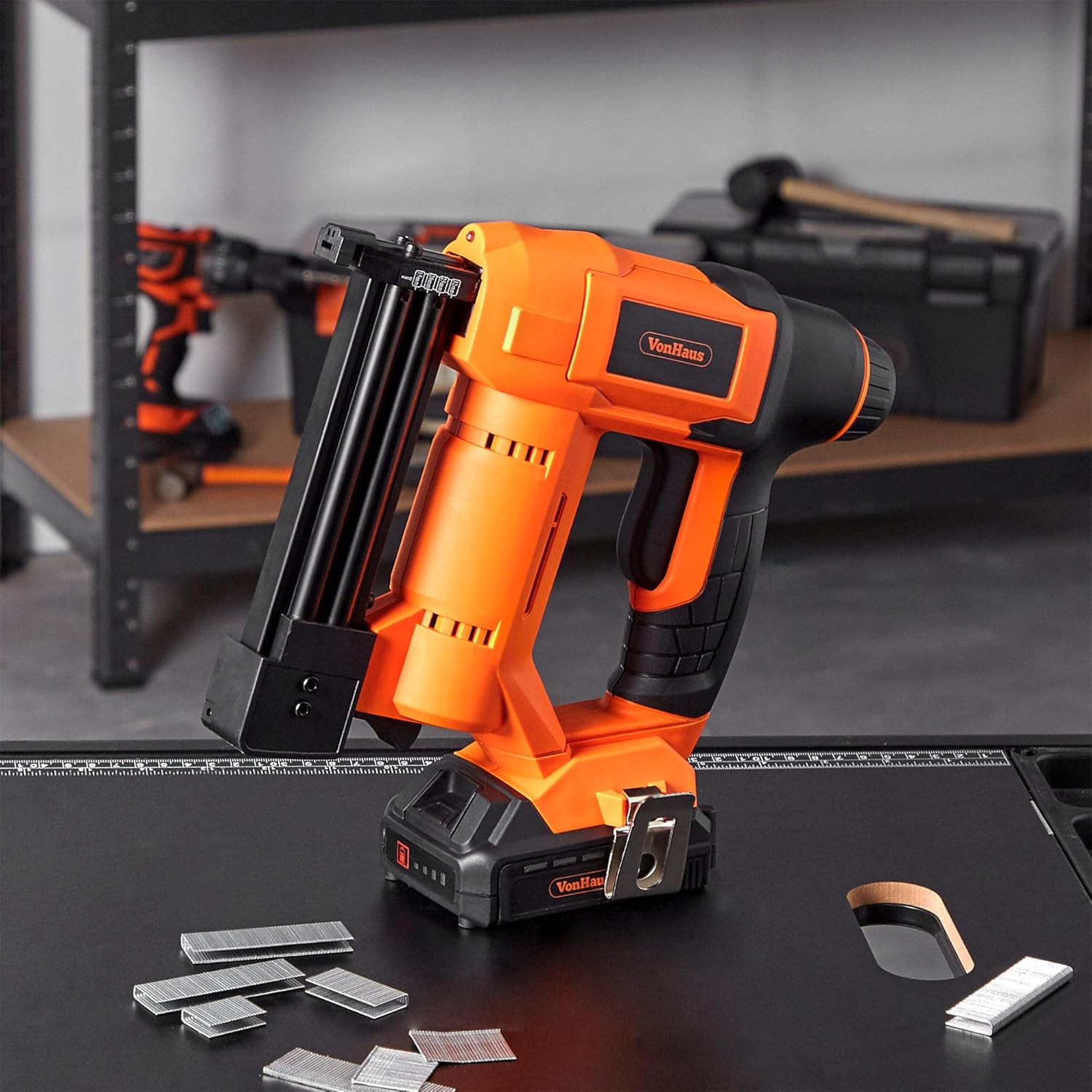Super Saturday VonHaus Cordless Nail Gun 18v Li ion Nailer Stapler
