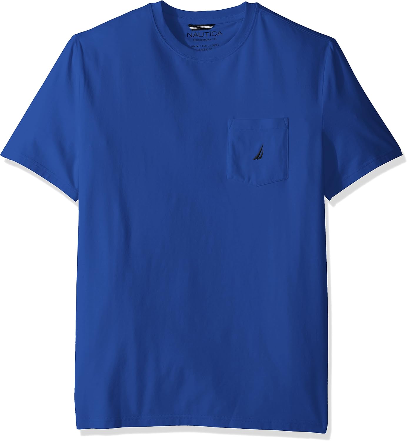 Nautica Men's Solid Crew Neck Short Sleeve Pocket T-Shirt | 