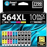 Ricambio Per HP Photosmart 7520 Cartucce Inchiostro 564XL Compatibili HP - Per Photosmart, Deskjet, Officejet, 4 Colori Cartuccia Deskjet 3520 3522 - Foto 13