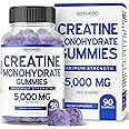 DORADO NUTRITION Creatine Monohydrate Gummies 5000mg (90 Count) Creatine Gummy for Men & Women - Blue Raspberry Flavored Creatine - Creatine for Women - Vegan Creatine Chews - Creatine 5g