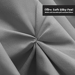 Nestl Grey Bed Skirt - Full Size, Pinch