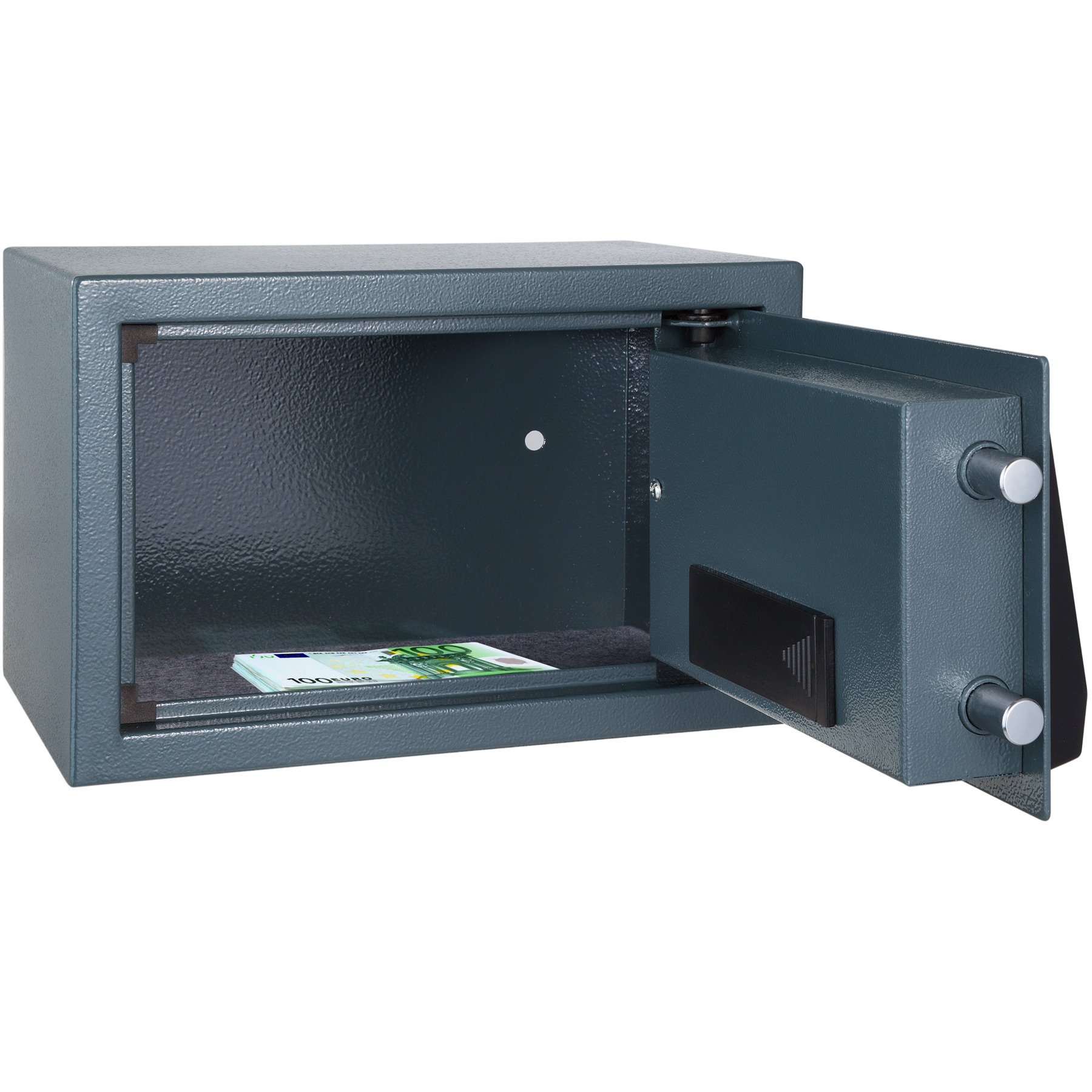tectake® Massiver Elektronischer Safe Tresor 20 X 31 X 22cm 4,6 kg schwarz inklusive 4 Batterien 3