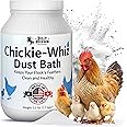 5.5lb Chickie-Whiz Chicken Dust Bath - Made in USA - All Natural Volcanic Ash Dust Bath for Chickens - Healthier Eggs & Feath