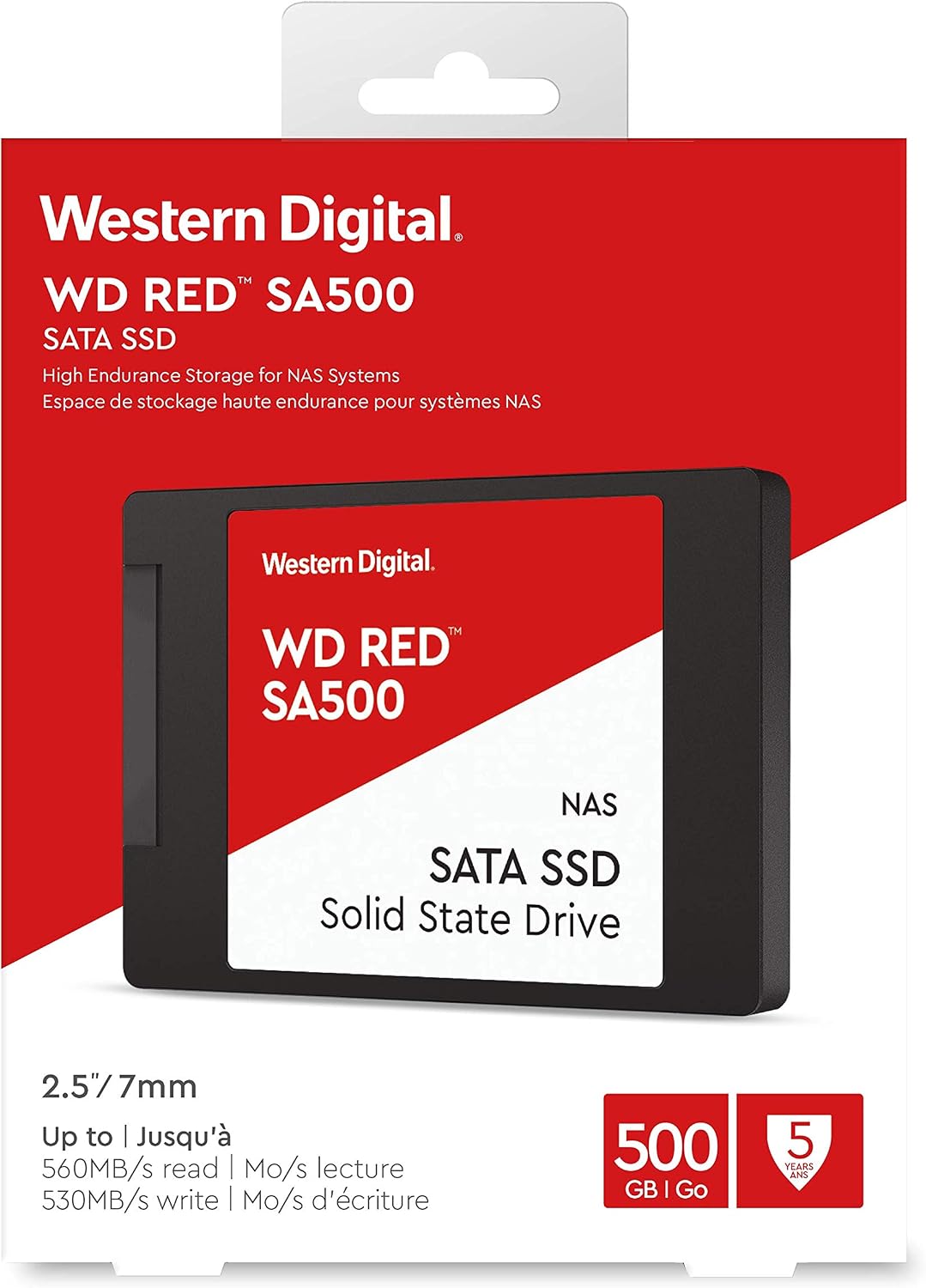 WD Red 500 GB NAS SSD 2.5 Inch SATA, 500GB - Image 5