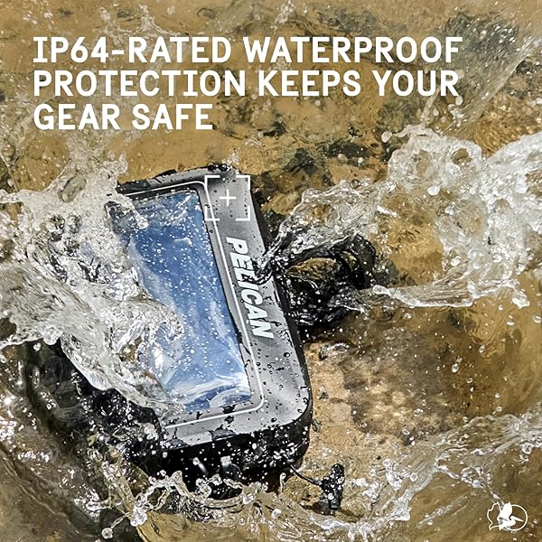 PELICAN MARINE WATERPROOF SLING BAG – CROSSBODY CHEST/SHOULDER BAG FOR MEN WITH ADJUSTABLE STRAP & TOUCHSCREEN COMPATIBLE PHONE COMPARTMENT – TRAVEL DAYPACK FOR CAMPING, HIKING, BIKING & MORE
