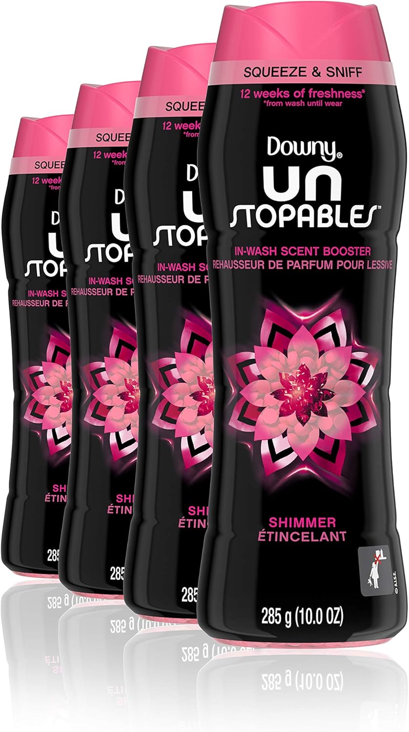 Downy Unstopables InWash Scent Booster Beads, Shimmer, 10 Ounce, 4