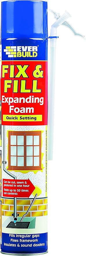 Everbuild Fix Fill Expanding Foam Filler 750ml Amazon De Baumarkt