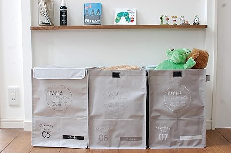 Amazon オシャレ で 連結できる 3分別 収納 マルチボックス ゴミ箱 ランドリーボックス 小物収納 に 活躍 収納用品 オンライン通販