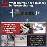 Kozelo 10pcs M8-1.25x30mm Hex Socket Head Cap Screws Alloy Steel 12.9 Black view 7