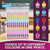 SOL 24pk Rainbow Swap Point Crayons Twistable Colour Pencils Party Bags view 6