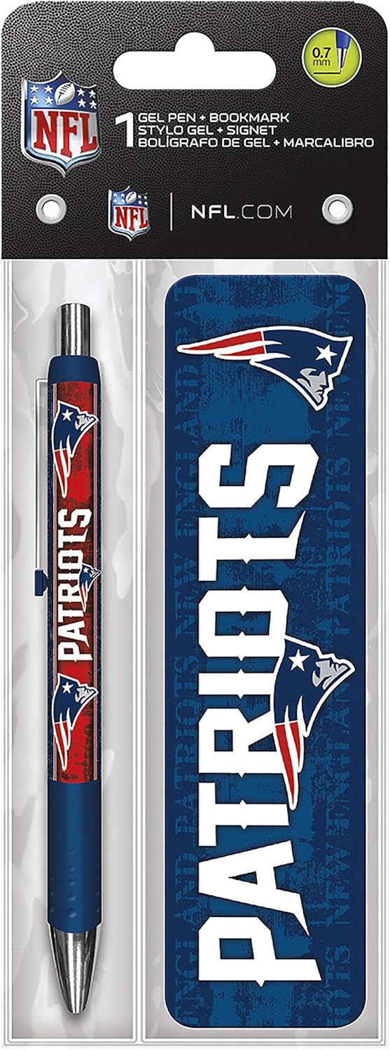 Trends International New England Patriots Gel Pen + Bookmark Pack