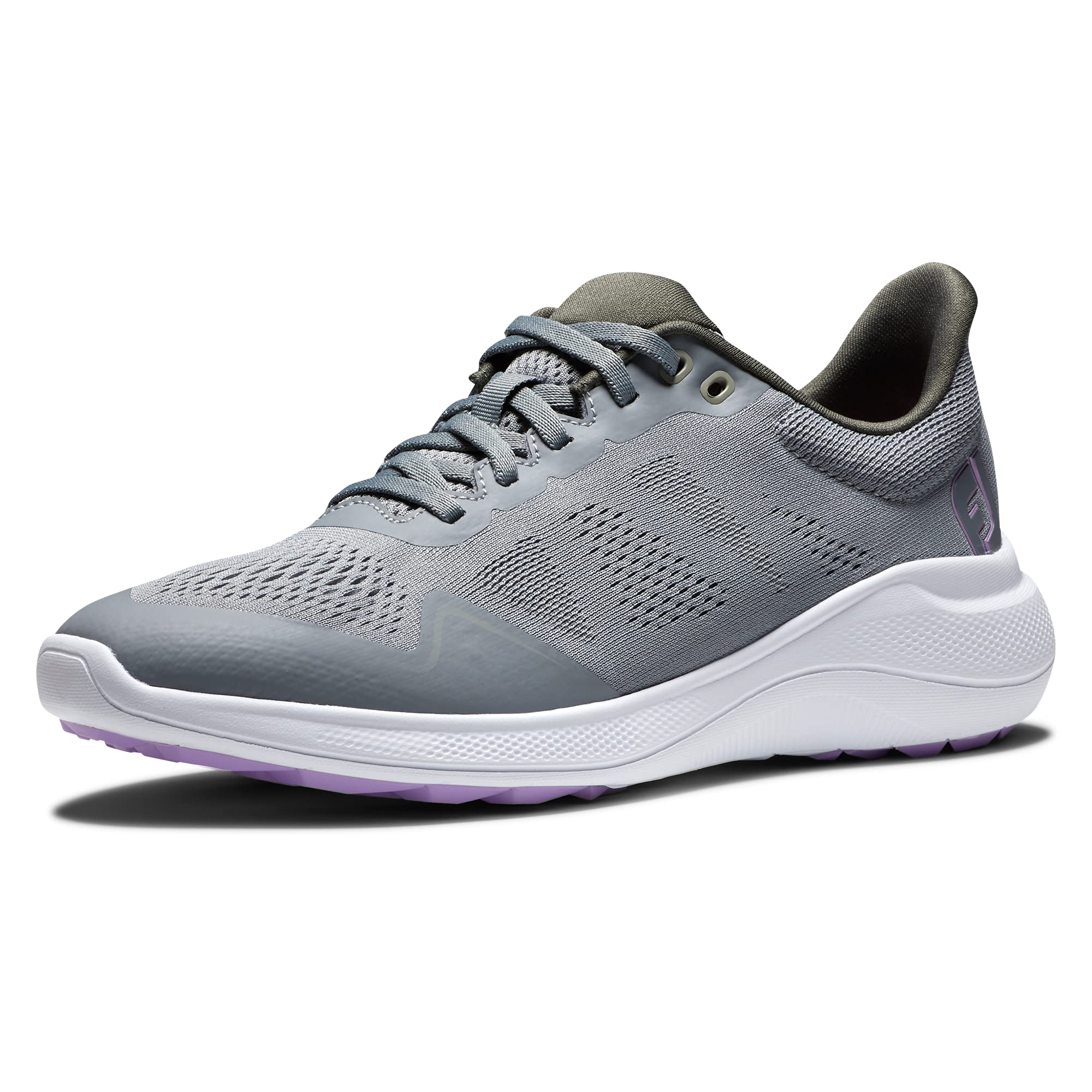 FootJoy Women's FJ Flex Previous Season Style Golf Shoe, Grey/White/Lavender, 6.5 Image FootJoy Women's FJ Flex Previous Season Style Golf Shoe, Grey/White/Lavender, 6.5 Image